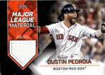 2022 Dustin Pedroia Topps Series 2 MAJOR LEAGUE MATERIAL BLACK JERSEY 171/199 RELIC #MLM-DP Boston Red Sox