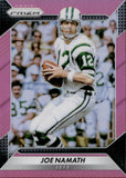 2016 Joe Namath Panini Prizm PINK PRIZM #155 New York Jets