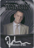2024 Jesper Christensen as Mr. White Upper Deck Black Diamond James Bond 007 METAL ARRAY AUTOGRAPHS 62/199 AUTO #MA-CH Casino Royale