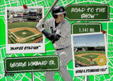 2024 George Lombard Jr. Topps Pro Debut ROAD TO THE SHOW GREEN FOIL 38/99 #RTTS-7 New York Yankees