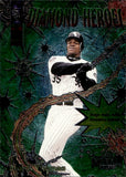 1998 Frank Thomas Skybox Metal Universe DIAMOND HEROES #2 Chicago White Sox