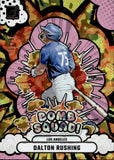 2025 Dalton Rushing Panini Donruss BOMB SQUAD PINK ICE 52/99 #5 Los Angeles Dodgers