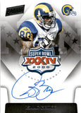 2015 Isaac Bruce Panini SUPER BOWL SIGNATURES XXXIV AUTOGRAPH AUTO SP #SBXXXIV-IB St. Louis Rams
