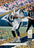 2019 Jared Goff Panini Donruss Elite GOLD 1/8 #40 Los Angeles Rams
