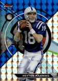 2023 Peyton Manning Topps Composite TOPPS FINEST BLUE GEOMETRIC REFRACTOR 45/99 #196 Indianapolis Colts