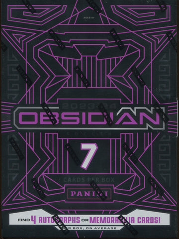 2023-24 Panini Obsidian Soccer Hobby, Box