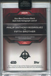 2024 Philip Anthony-Rodriguez as Fifth Brother Topps Chrome Black AUTO ENCASED #ADS-PA