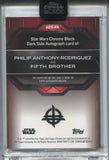 2024 Philip Anthony-Rodriguez as Fifth Brother Topps Chrome Black AUTO ENCASED #ADS-PA