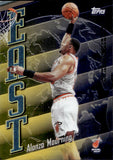 1998-99 Alonzo Mourning Shaquille O'Neal Topps EAST WEST #EW2 Miami Heat Los Angeles Lakers