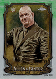 2025 Undertaker Topps Chrome ALLEN & GINTER GREEN REFRACTOR 71/99 #AG-UTK WWE HOF