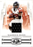 2007 Warrick Dunn Donruss Threads GAME-USED JERSEY 193/250 #60 Atlanta Falcons