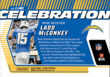 2025 Ladd McConkey Panini Score CELEBRATION ARTIST'S PROOF 27/35 #C-LMC Los Angeles Chargers