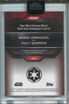 2024 Mario Vernazza as Vult Skerris Topps Chrome Black DARK SIDE AUTO ENCASED #ADS-MV