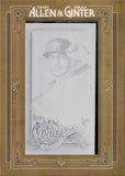 2022 Jose Siri Topps Allen & Ginter MINI FRAMED BLACK PRINTING PLATE ONE-OF-ONE 1/1 #296 Houston Astros