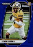 2025 Luther Burden III Panini Prizm Draft Picks BLUE PRIZM ROOKIE 151/249 RC #71 Chicago Bears Missouri Tigers