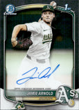 2025 Jamie Arnold Bowman 1ST BOWMAN CHROME PROSPECT AUTOGRAPH AUTO #CPA-JA Oakland A's