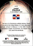 2022 Albert Pujols Bowman's Best GLOBAL IMPACT AUTOGRAPH 6/150 DIE-CUT AUTO #GI-23 St. Louis Cardinals