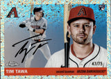 2025 Tim Tawa Topps Chrome Platinum Anniversary MINI PINK DIAMOND REFRACTOR ROOKIE 47/75 RC #226 Arizona Diamondbacks