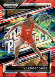 2024 VJ Edgecombe Panini Prizm Draft Picks RATED PROSPECT RED ICE PRIZM #17 Baylor Bears