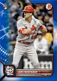 2022 Lars Nootbaar Bowman BLUE ROOKIE 102/150 RC #64 St. Louis Cardinals
