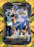 2023 Puka Nacua Panini Prizm Draft Picks GOLD ICE PRIZM ROOKIE RC #197 BYU Cougars Los Angeles Rams