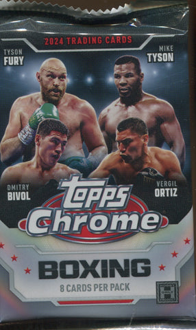 2024 Topps Chrome Boxing Hobby, Pack