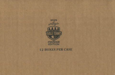 2025 Leaf Major League Table Tennis MLTT Premier Edition, 12 Box Case