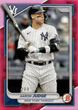 2024 Aaron Judge Bowman FUCHSIA BORDER 174/299 #7 New York Yankees
