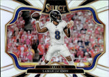 2025 Lamar Jackson Panini Select FIELD LEVEL SILVER PRIZM #461 Baltimore Ravens