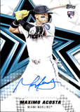 2026 Maximo Acosta Topps BASEBALL STARS ROOKIE AUTOGRAPH AUTO RC #BSA-MA Miami Marlins