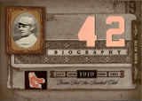 2005 Babe Ruth Donruss Playoff BIOGRAPHY CAREER HOME RUN #42 Boston Red Sox