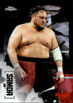 2020 Samoa Joe Topps Chrome WWE BLACK REFRACTOR 09/10 #56 Monday Night Raw
