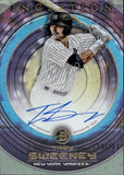 2022 Trey Sweeney Bowman Inception PROSPECT AUTOGRAPH 109/200 AUTO #PA-TS New York Yankees