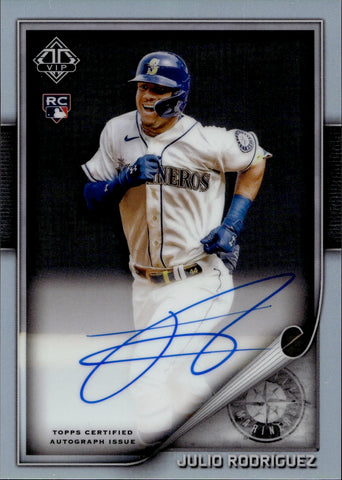 2022 Julio Rodriguez Topps Transcendent VIP ROOKIE AUTO 12/25 AUTOGRAPH RC #TVIPA-2 Seattle Mariners
