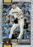 2026 Jacob Misiorowski Topps SERIES ONE SPARKLE FOIL ROOKIE RC #10 Milwaukee Brewers