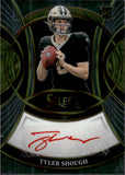 2025 Tyler Shough Panini Select ROOKIE SIGNATURES RED INK AUTOGRAPH RC AUTO #RSI-TSH New Orleans Saints