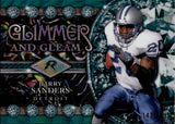2024 Barry Surgence Topps Resurgence GLIMMER AND GLEAM TEAL SURGE 143/149 #GG-10 Detroit Lions