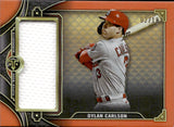 2022 Dylan Carlson Topps Triple Threads ORANGE JUMBO RELIC JERSEY 2/18 #SJR3-DC2 St. Louis Cardinals