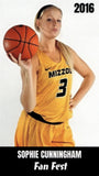 2016 Sophie Cunningham Mizzou Basketball Fan Fest ROOKIE RC #NA Indiana Fever