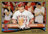2014 Mike Trout Topps Series Two CHECKLIST GOLD 1518/2014 #364 Anaheim Angels