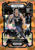 2024 Stephon Castle Panini Prizm Draft Picks ORANGE ICE PRIZM ROOKIE RC #17 UCONN Huskies