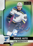 2017-18 Ivan Barbashev OPC Platinum RAINBOW COLOR WHEEL ROOKIE AUTO RC AUTOGRAPH #R-IB St. Louis Blues