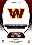 2024 Jayden Daniels Panini Totally Certified NEW GENERATION JERSEY ROOKIE RC #NGJ-JDS Washington Commanders