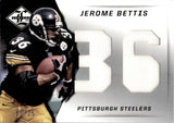 2013 Jerome Bettis Panini Limited JERSEY NUMBER GAME-WORN JERSEY 1/25 #13 Pittsburgh Steelers
