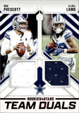2025 Dak Prescott CeeDee Lamb Panini Rookies & Stars TEAM DUALS JERSEY #TD-DAL Dallas Cowboys