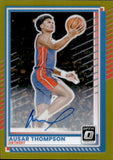 2025-26 Ausar Thompson Panini Donruss Optic GOLD PRIZM AUTOGRAPH 5/10 AUTO #112 Detroit Pistons