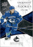 2019-20 Quinn Hughes Upper Deck Exquisite Collection ROOKIES 140/199 RC #R-QH Vancouver Canucks