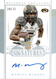 2015 Marcus Murphy Panini National Treasures Multi-Sport ROOKIE SIGNATURES 24/25 RC AUTOGRAPH AUTO #268 Missouri Tigers