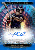 2024 Matt Olson Topps Inception CHARGED PARTICLES AUTOGRAPH 14/25 AUTO #CPA-MO Atlanta Braves