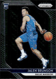 2018-19 Jalen Brunson Panini Prizm ROOKIE RC #250 Dallas Mavericks 7